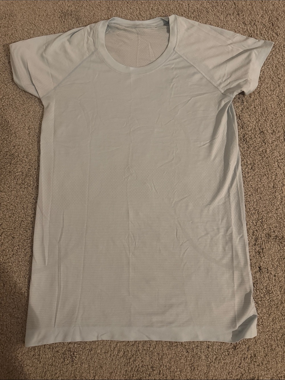 lululemon athletica Pale Blue Short Sleeve Performance Tee
